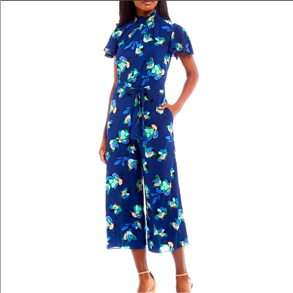 Donna Morgan Floral Jumpsuit Women’s Size‎ 10